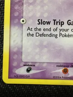 Pokemon TCG Gastly EX FireRed & LeafGreen 63/112 Reverse Holo 2004 MP Card - Image 5