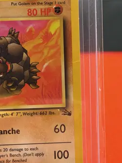 Pokemon TCG Fossil Golem 1st Edition Uncommon Card 36/62 - Image 3