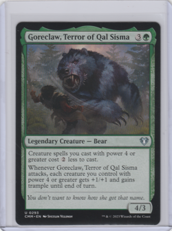 Goreclaw, Terror of Qal Sisma Commander Masters Regular - Image 1