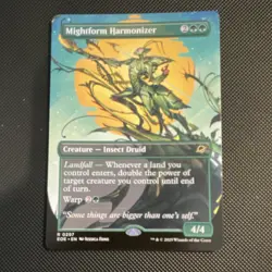 Magic: The Gathering Mightform Harmonizer Borderless Edge of Eternities Rare Gr… - Image 1