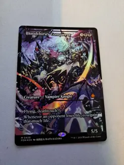 MTG: Bloodthirsty Conqueror (Showcase) (Foil): Foundations (LP) - Image 2