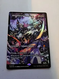 MTG: Bloodthirsty Conqueror (Showcase) (Foil): Foundations (LP) - Image 3