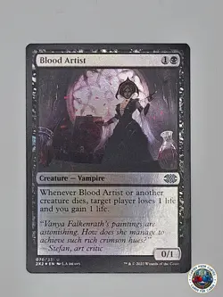 MTG - Double Masters 2022 - Blood Artist - 70 - Foil - NM - Image 3
