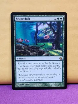 1x Scapeshift, MP (see photos), Morningtide (MOR), Magic: the Gathering, MtG - Image 1