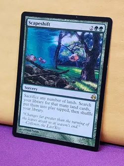1x Scapeshift, MP (see photos), Morningtide (MOR), Magic: the Gathering, MtG - Image 2