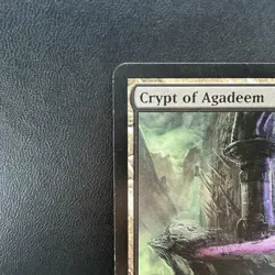 MTG Crypt of Agadeem 212/249 LP Zendikar Black Land - Image 3