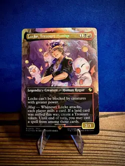 Locke, Treasure Hunter (Borderless) (Chocobo Track Foil) (FIC0475) Final Fantasy - Image 1