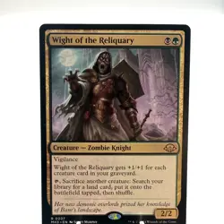 Magic The Gathering Wight of the Reliquary Modern Horizons 3 Regular NM - Image 1
