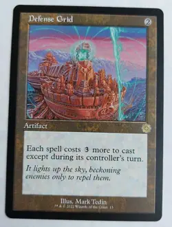 MTG DEFENSE GRID R THE BROTHER'S WAR RETRO ART RARE NM/MINT BP - Image 1