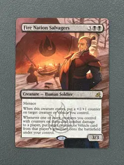 Fire Nation Salvagers 106 MTG Avatar The Last Airbender Hand Painted Altered Art - Image 1