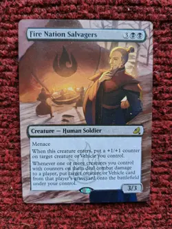 Fire Nation Salvagers 106 MTG Avatar The Last Airbender Hand Painted Altered Art - Image 2