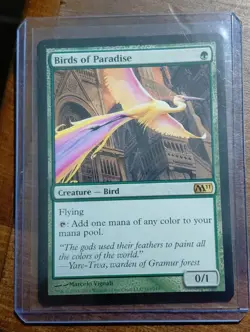 Wizards Birds of Paradise Core Set 2011 165/249 Creature Green Regular MTG - Image 1