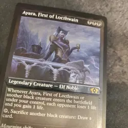 Ayara, First of Locthwain (Foil Etched) March of the Machine: Multiverse Legends - Image 4