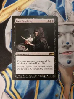 Dark Prophecy MTG Core Set 2014 M14 Rare Black Enchantment Near-Mint x1 - Image 1