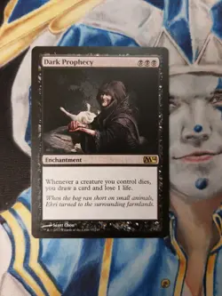 Dark Prophecy MTG Core Set 2014 M14 Rare Black Enchantment Near-Mint x1 - Image 2