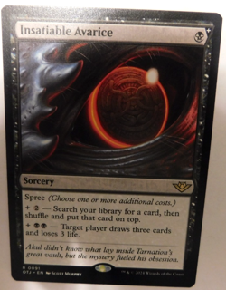 Insatiable Avarice - Regular - OTJ - MTG - NM - Never Played - Image 1