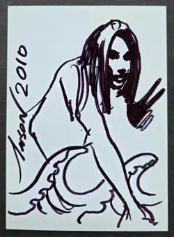 SKETCHED MtG Magic Anson Maddocks _ Beta CE _ Artist Proof _ SIREN'S CALL _1/50! - Image 2