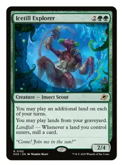 1x MTG Icetill Explorer - Edge of Eternities Rare! NM Mint! Ships fast - Image 1