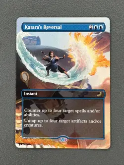 Katara's Reversal MTG Avatar: The Last Airbender Hand Painted Altered Art Tentz - Image 3