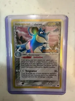Pokemon Nidoqueen 7/101 Dragon Frontiers Delta Species Reverse Holo Rare 2006 - Image 1