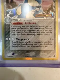 Pokemon Nidoqueen 7/101 Dragon Frontiers Delta Species Reverse Holo Rare 2006 - Image 3