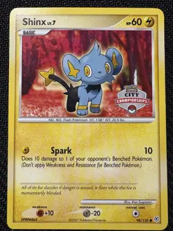Pokemon TCG Shinx Diamond & Pearl Promo City Championships 2007 MP - Image 1