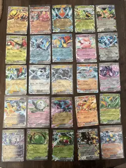 Pokemon 25 Card Lot ex Double Rare - Image 1
