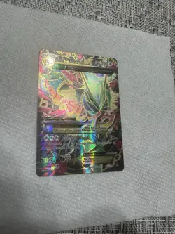M Rayquaza EX Full Art Ultra Rare Holo Pokemon Card Roaring Skies 105/108 EX - Image 2