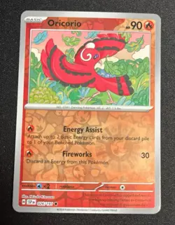 Oricorio 26/191 Reverse Holo Surging Sparks Pokemon TCG - Image 1