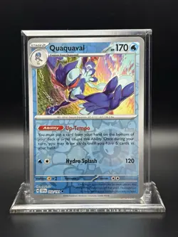 2025 Pokemon Surging Sparks - Quaquaval Reverse Holo No. 52/191 - Image 1