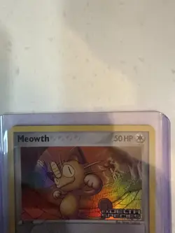 Meowth EX 77/113 EX Delta Species Reverse Holo Basic Cat Pokemon Card 2005 - Image 2