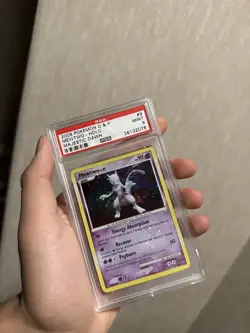Mewtwo Holo 9/100 Diamond & Pearl Majestic Dawn PSA 9 ‼HOLO BLEED ERROR‼ - Image 1