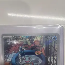 Pokemon Squirtle Illustration Rare Full Art Holo Sv07: Stellar Crown 148/142 - Image 3