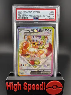 2025 PSA 9 Eevee - SVP Promo #174 Prismatic Evolutions - Image 1
