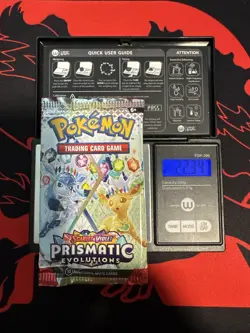 22.34g Heavy - Pokemon TCG S&V - Prismatic Evolution Booster Pack! Semi GOD U - Image 1