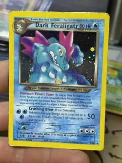 Dark Feraligatr Neo Destiny 2000 4/111 Genesis Holo Vintage Pokemon Card WOTC - Image 4