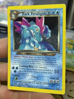 Dark Feraligatr Neo Destiny 2000 4/111 Genesis Holo Vintage Pokemon Card WOTC - Image 5