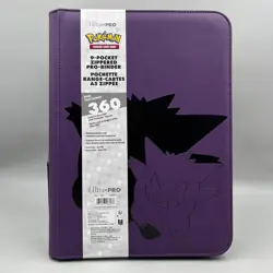 Ultra Pro Elite Series Gengar Zipper 9-Pocket Binder Pokemon TCG - BRAND NEW - Image 2