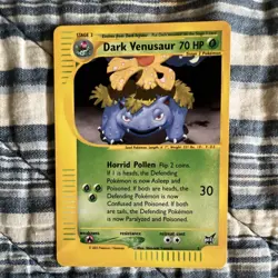 Pokemon Dark Venusaur #7 Best of Game Promo Regular 70 HP 2003 Nintendo TCG - Image 1