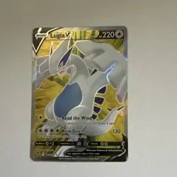 Pokemon Lugia V Alternate Full Art 186/195 Silver Tempest Ultra Rare Holo - Image 1