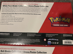 Pokemon 1 Black Bolt 1 White Flare Poster + Binder Collection Sams Club Lot of 2 - Image 4