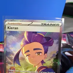 Pokemon Cards Kieran 174/131 Prismatic Evolutions Special Illustration Rare MINT - Image 2