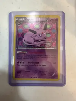 Pokemon Espeon BW92 BW Promo Black Star Holo Stage 1 HP 90 Psy Report - Image 1