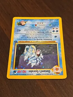Pokemon TCG Giovanni's Gyarados Gym Challenge Holo 5/132 WOTC Vintage LP MP - Image 3