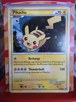 2010 Pokemon Pikachu #HGSS03 Black Star Promo - Image 1