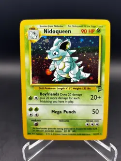Nidoqueen 12/130 Base Set 2 Holo Unlimited WotC Vintage Pokemon TCG Pokemon - Image 1