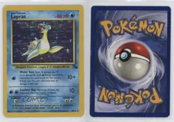 Lapras Holo Pokemon Fossil #10 1999 - Image 3