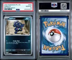 2025 Pokemon Pfl- EN Sableye Reverse Holo 059/094 PSA 10 Gem Mint POP 4! - Image 4