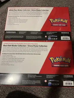Pokemon 1 Black Bolt 1 White Flare Poster + Binder Collection Sams Club Lot of 2 - Image 2