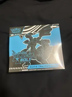 Pokemon TCG Scarlet & Violet Black Bolt ETB Elite Trainer Box - NEW Sealed - Image 1